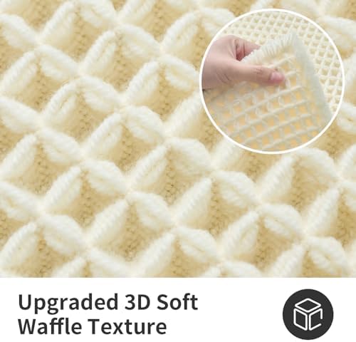 ILANGO Upgraded Waffle Bath Rug 24x48, Super Absorbent Non Slip Bath Mat - Image 5