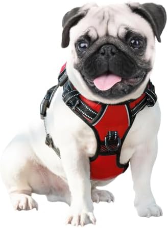PHOEPET Reflective Dog Harness Large Breed Adjustable No Pull Vest - Image 6