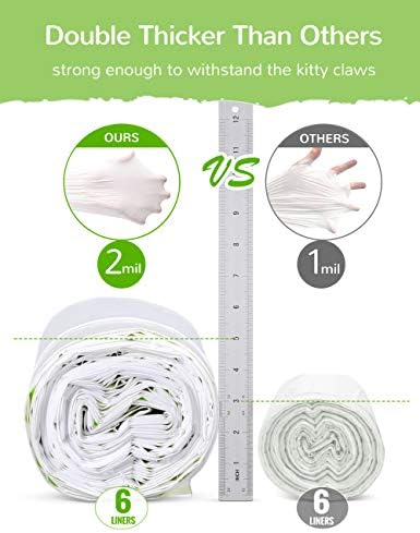 Cat Litter Liners Large, Jumbo Drawstring Extra Durable Pet Cat Pan Liners - Image 3