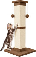 SOCATER Cat Scratching Post 33 Inch Nature Sisal Cat Scratch Post by SOCATER