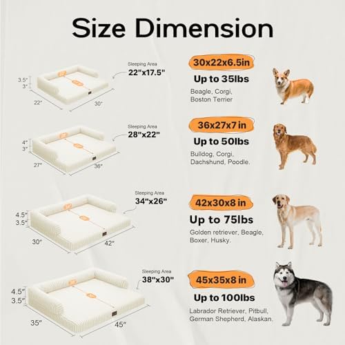 MEKIY Orthopedic XL Dog Bed - Image 3