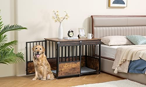 KOOPRO 40" Dog Crate Furniture w/Cushion, Heavy Duty - Image 2