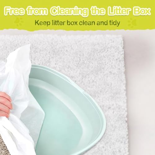 XUEPETT 48 Pack Jumbo Cat Litter Box Liners - Image 4
