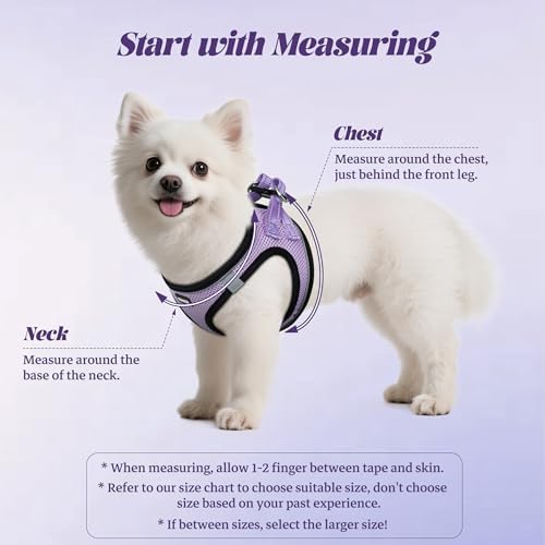 No Pull Dog Puppy Harness and Leash Set Reflective Mesh Vest Small - Image 2