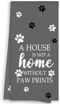 Grey Paw Farmhouse Kitchen Towels Decor Gifts by Unknown