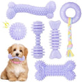 6 Pack Dog Chew Toys, Small Dog Teething Toys, Soft Durable Interactive Toys by CGBD