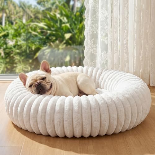 Donut Dog Bed for Small & Medium Dogs, Pet Bed by Unknown