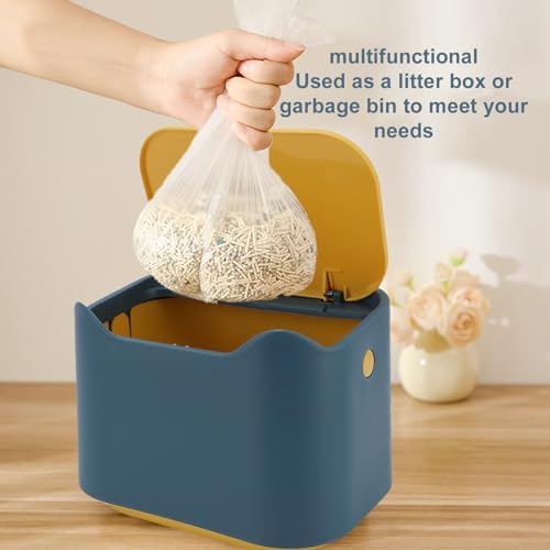 Mini Cat Litter Trash Can, Odor Control Litter Disposal Bin - Image 4