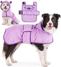 Dog Robes for After Bath Super Absorbent Fast Drying Coat by DENTRUN