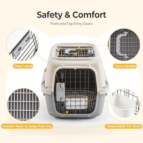 NEWBULIG 23" Hard-Sided Dog Carrier - Image 3