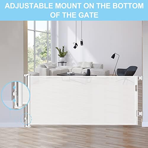 80 Inch Wide Baby Gate for Stairs Prevent Kid/Pet from Getting Through - Image 5