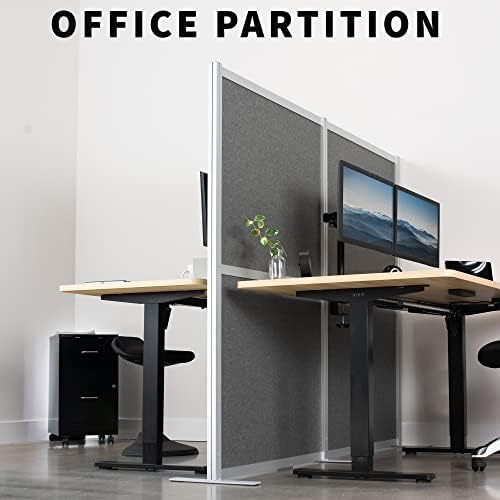 VIVO Dark Gray Freestanding 76 x 66 inch Privacy Panel - Image 4