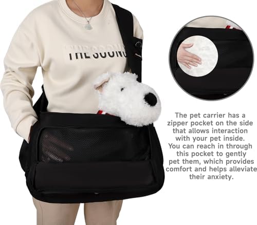 Dog Sling Carrier for Dogs & Cats, Fits 7–18lbs, Lightweight Pet Carrier Bag - Image 6