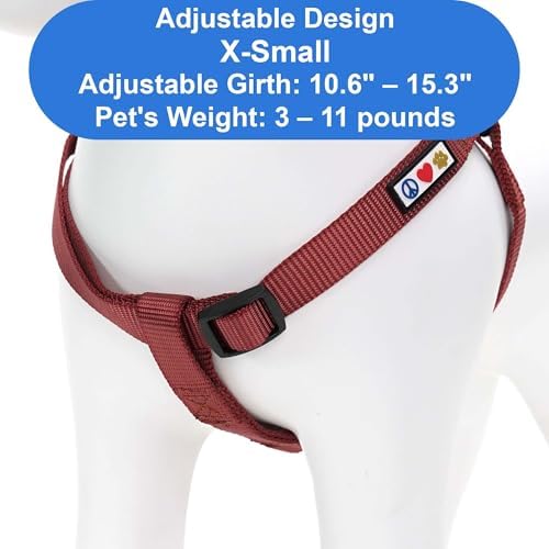 Pawtitas Solid Step-in Dog Harness – Adjustable No-Pull Vest - Image 3