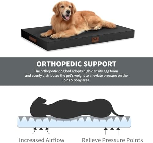 Large Waterproof Orthopedic Dog Bed - Image 3
