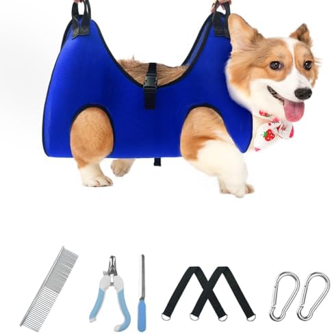 Dog Grooming Hammock Grooming Harness by VUBY