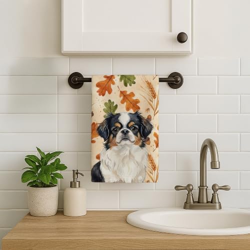 Caroline's Treasures Japanese Chin Dogs Kitchen Towel 15x25 in - Image 2