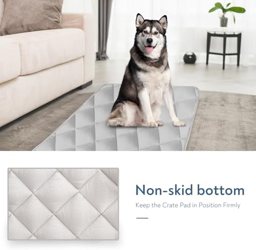 Dog Crate Pad 2 Pack, Dog Crate Mat - Image 6