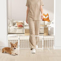 Snuowu 16" Freestanding Short Dog Gate by SNUOWU