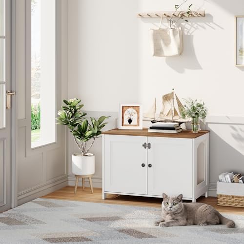 HOOBRO Litter Box Enclosure, Cat Litter Box Furniture - Image 5