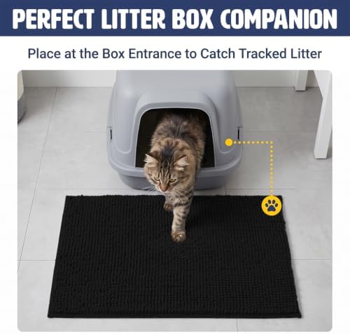 Muddy Mat® | Large Cat Litter Mat 36"x60", Litter Trapping Mat, Super Absorbent - Image 3