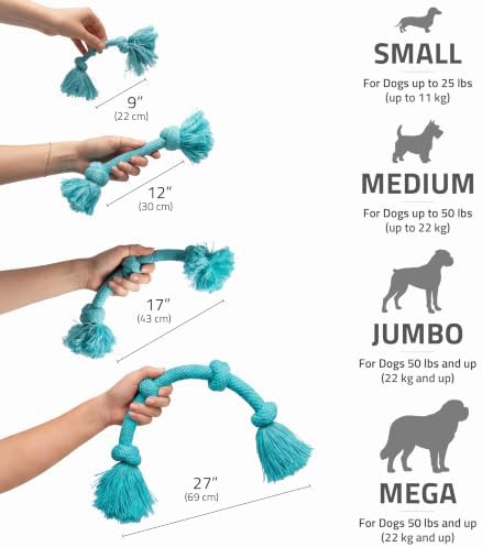 Playology Tug Rope Dog Toys for Large Breeds - Image 5