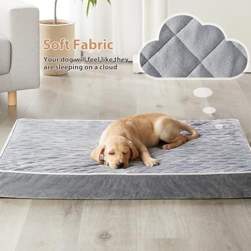 WNPETHOME Orthopedic Waterproof Large Dog Bed - Image 2