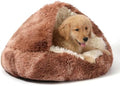 NOYAL Hooded Donut Bed, Calming Cave by Noyal
