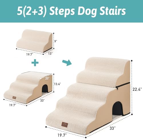 COZY KISS Extra Wide Small Dog Stairs - Image 4
