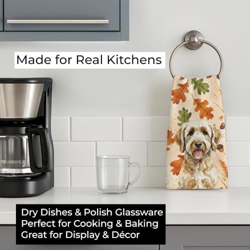 Caroline's Treasures Labradoodle Dogs Kitchen Towel 15x25 in - Image 3