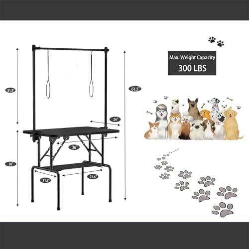 36 Inch Foldable Dog Grooming Table - Image 3