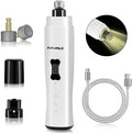 Upgrade Dog Nail Grinder with 5 LED Shadow Free Light, Dog Nail Trimmer Protect by PUPPALS