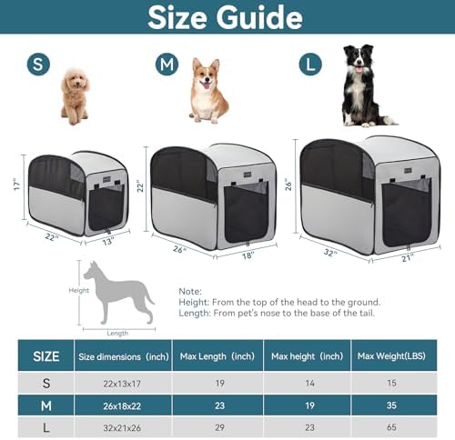 Petsfit Portable Dog Crate，Pop Up Dog Crate - Image 3