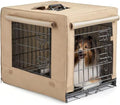 DONORO Dog Crates for Medium Large Size Dogs Indoor Double Door Dog Kennels & by DONORO