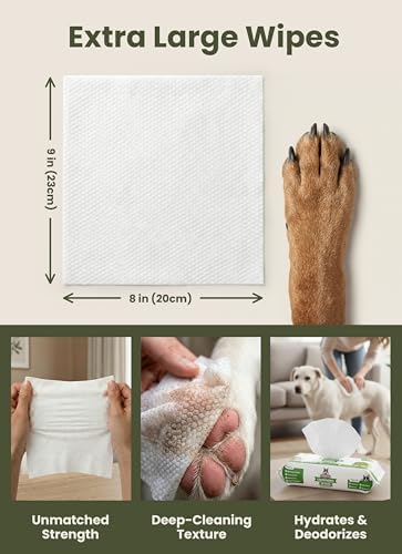 Pogi's Dog Wipes for Travel, Paws & Butt, 6 Packs of 20 - Image 2