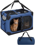 Extra Large 2-Cat Foldable Pet Travel Carrier by FuzzyNest