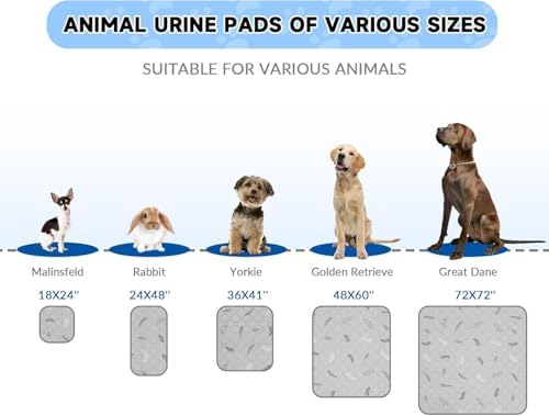 Sunheir Washable Pee Pads for Dogs Large 24" x 72" 2-Pack Reusable Puppy Pads - Image 6