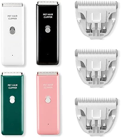 Replacement for Pet Clippers, 3 Packs Replacement Blades for Waterproof by Tileon