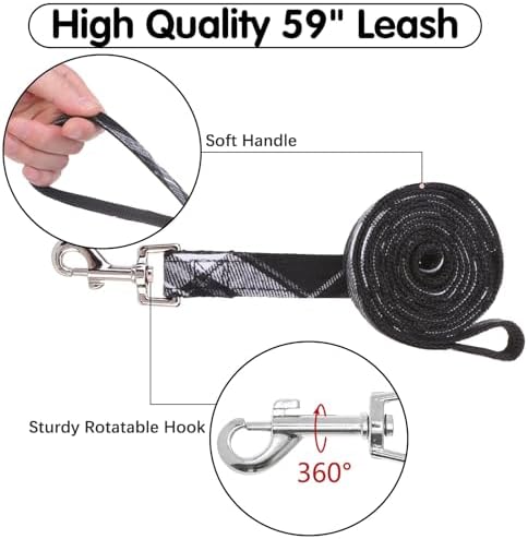 BINGPET No Pull Dog Harness Leash Collar Set, Adjustable Step-in Vest - Image 5