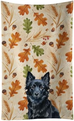 Caroline's Treasures Schipperke Dogs Kitchen Towel 15x25 in by CarolinesTreasures