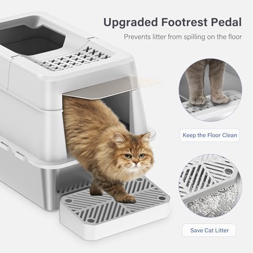 Aphyxen XL Stainless Steel Litter Box - Image 6