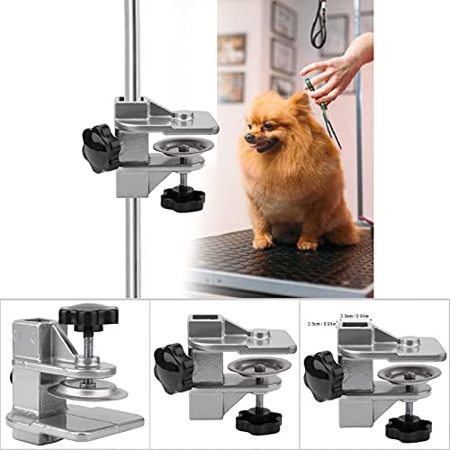 Pet Grooming Table Arms Clamp, Metal Dog Cat Hair Dryer Clip Holder, H Bar - Image 7