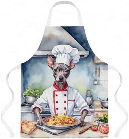 Caroline's Treasures American Hairless Terrier The Chef Apron Cooking Kitchen by CarolinesTreasures