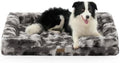 COZY KISS Faux Fur Orthopedic Dog Bed Washable by COZYKISS