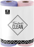 Fantasticlean Microfiber Cleaning Cloth Roll- 60 Sheets by Fantasticlean