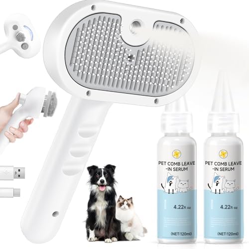 Pet Steam Brush Dog Cat 2026 New Grooming Comb by VVWVVW