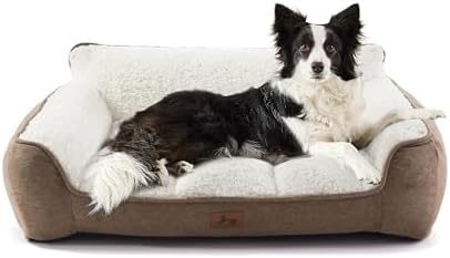 XL Extra Thick Orthopedic Bolster Dog Bed by WARMREST