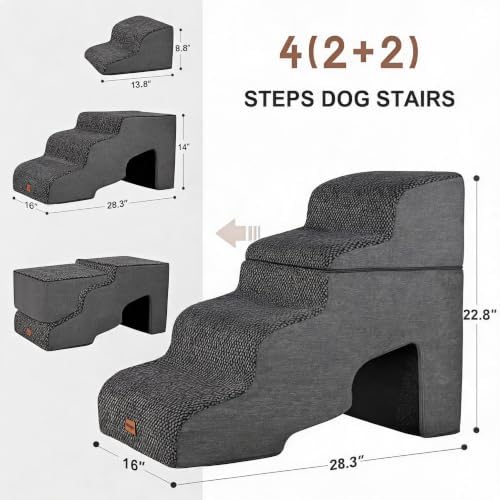 Garnpet Dog Stairs for Bed - Image 2