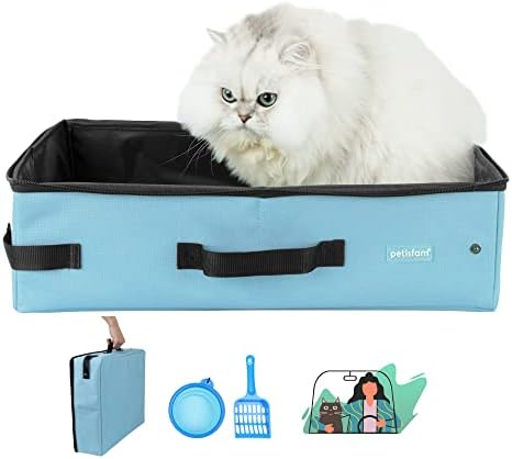 Portable Cat Travel Litter Box by petisfam