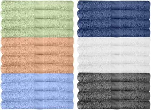 KAHAF COLLECTION 100% Cotton Wash Cloths, Lightweight, Extra Absorbent - Image 3